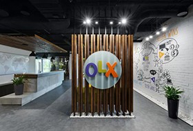Thiết kế lễ tân văn phòng OLX