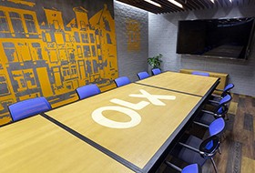Thiết kế nội thất phòng họp văn phòng OLX
