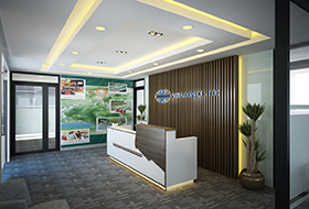  Thiết kế thi công nội thất văn phòng Tổng công ty cp xnk và xây dựng Việt Nam (VINACONEX)